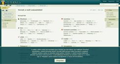 Desktop Screenshot of eternus.hu
